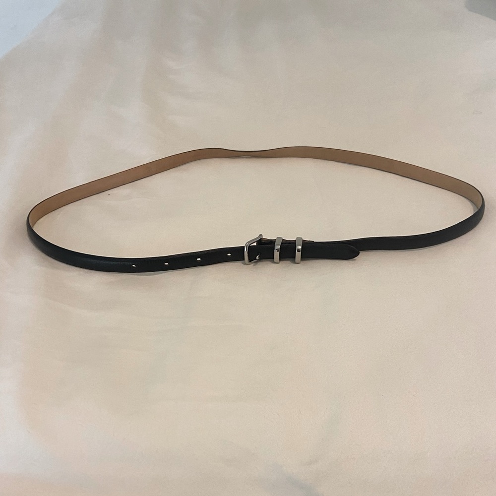 Brooks Brothers Women’s Slim Trouser Belt Black